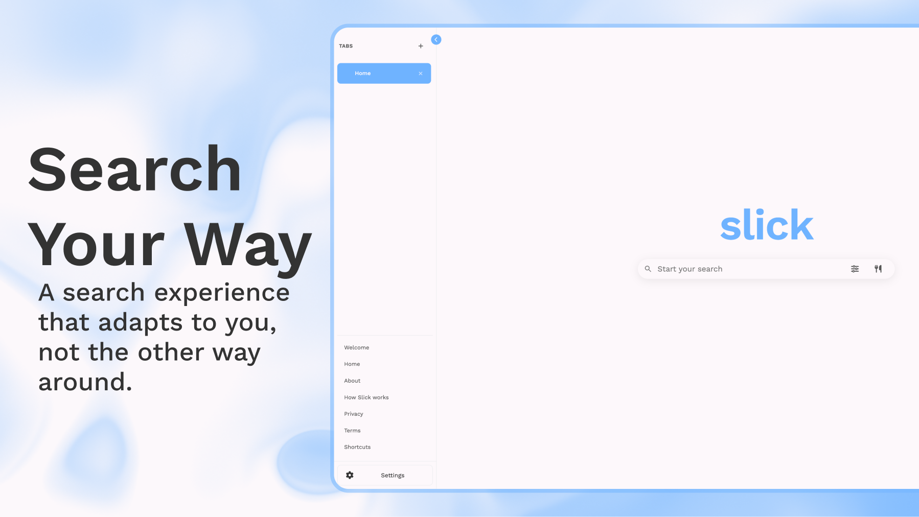 The World's Most Customizable Search Engine | Slick